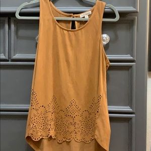 Suede tank